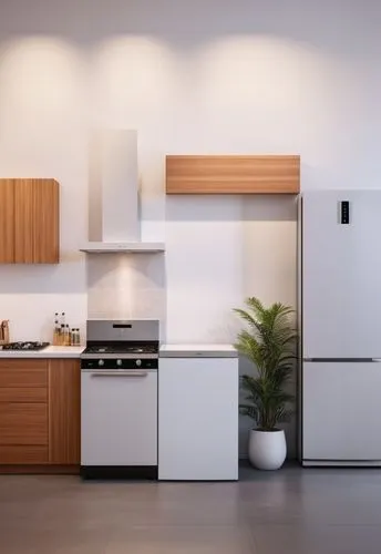 a gas range , split type aircon and a refrigerator with lifestyle background concept
,modern kitchen interior,modern minimalist kitchen,modern kitchen,paykel,kitchen design,frigidaire,gaggenau,search 