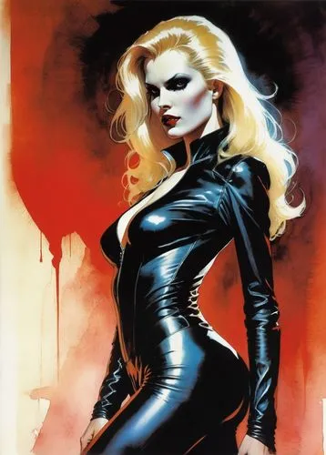 brubaker,diabolik,zatara,selina,hellstrom,femme fatale,Illustration,Paper based,Paper Based 12