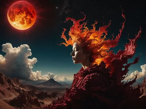 fire planet,fire background,volcanic,fiery,flame spirit,burning earth,pillar of fire,fire siren,flame of fire,eruption,eruptive,fire dancer,solar eruption,melisandre,erupting,photomanipulation,dragon fire,magma,molten,fire angel,Photography,Artistic Photography,Artistic Photography 05