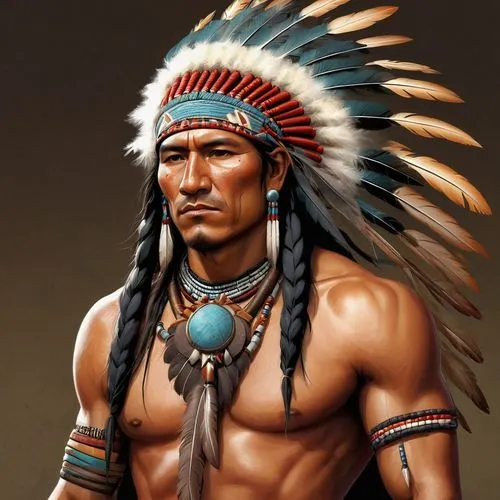 american indian,native american,the american indian,cherokee,tribal chief,amerindien,indian headdress,aborigine,native american indian dog,native,war bonnet,chief cook,red cloud,indigenous,red chief,first nation,buckskin,anasazi,chief,indians,Art,Classical Oil Painting,Classical Oil Painting 30