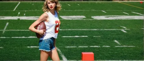 balancing on the football field,quarterback,touchback,blindside,touchbacks,sports girl,tannehill,sidelines,quarterbacking,unmanning,swiftlet,football player,treacherous,quarterbacked,gridiron,football field,taytay,aylor,foles,qb,Illustration,Retro,Retro 09