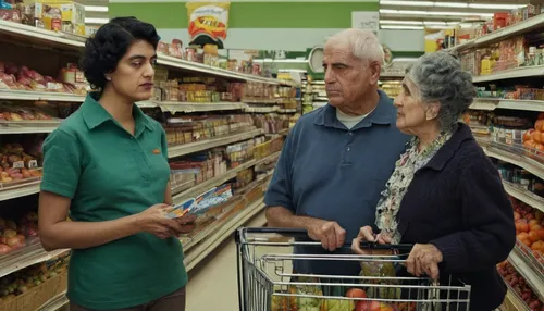 supermarket,elderly people,cashier,market introduction,aisle,minimarket,care for the elderly,supermarket shelf,woman shopping,consumer protection,commercial,grocery store,groceries,mother and grandparents,grocery basket,nanas,grocer,grocery,shopping basket,shopping list,Photography,Documentary Photography,Documentary Photography 07