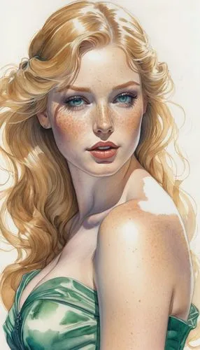 celtic woman,namorita,frigga,fantasy woman,juvederm,etain,Illustration,Realistic Fantasy,Realistic Fantasy 04