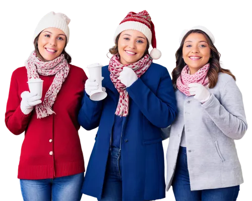 carolers,carol singers,snowflake background,christmas snowflake banner,santa hats,caroling,christmas girls,christmas snowy background,merrymakers,balaclavas,christmas hats,touques,women clothes,santons,christmas motif,winter clothing,christmas carols,knitted christmas background,christmas angels,children's christmas photo shoot,Photography,Fashion Photography,Fashion Photography 22