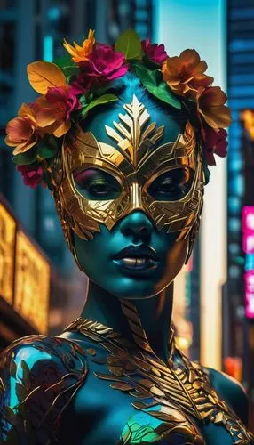 masquerade,gold mask,golden mask,neon body painting,venetian mask,baoshun,oshun,mascarade,caribana,tinieblas,masqueraders,brazil carnival,bodypaint,masquerading,golden crown,gold flower,bodypainting,fantasia,masques,golden wreath,Photography,Artistic Photography,Artistic Photography 08