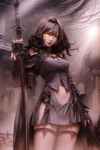 helsing,fukawa,swordswoman,hellsing,drakengard,nier,gothicus,dark angel,asagi,gothika,puella,gothic woman,sukeban,ecclesia,sieglinde,carmilla,chocola,schwarzes,louisette,albedo