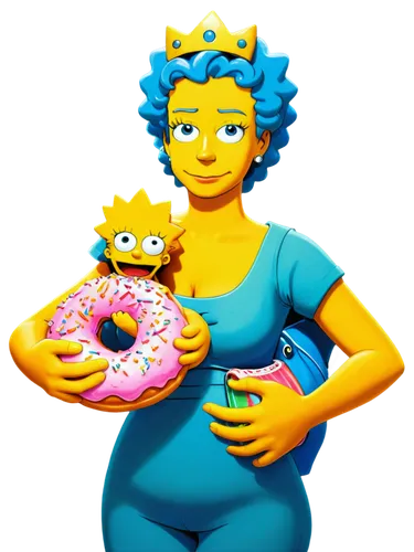 marge,homerf,simpsons,donut,donut illustration,doughnuts,simpson,wiggum,doughnut,donut drawing,3d render,pregnant statue,muumuu,spongers,ecolo,homer,pearlstine,woman holding pie,3d figure,giorno,Conceptual Art,Oil color,Oil Color 25