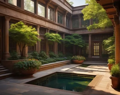 courtyards,courtyard,amanresorts,atriums,inside courtyard,glyptotek,dojo,bathhouse,asian architecture,patio,conservatory,dorne,water palace,ryokan,gardens,teahouse,hacienda,peristyle,shangri,sackler,Conceptual Art,Oil color,Oil Color 11