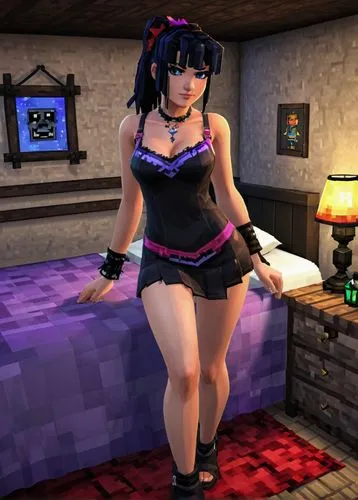 amiyumi,filia,mmd,xiaoyu,stocking,morrigan,Unique,Pixel,Pixel 05