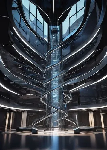 spiral staircase,helix,sky space concept,dna helix,spiral background,silico,the energy tower,spiral,pendulum,vortex,octavarium,spiral stairs,staircase,steel stairs,futuristic architecture,vertigo,titanum,graecorum,hvdc,labyrinthian,Conceptual Art,Sci-Fi,Sci-Fi 24