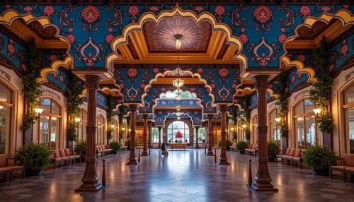 disneyland park,crown palace,dragon palace hotel,corridor,fantasyland,emirates palace hotel,walt disney world,the disneyland resort,hallway,hall of supreme harmony,hall of nations,agrabah,chhatris,corridors,chettinad,rohm,tokyo disneyland,medinah,riad,arcaded