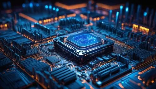 tilt shift,computer chip,microdistrict,cpu,silicon,micro,cyberview,cybercity,3d render,circuit board,processor,microcomputer,computer chips,metropolis,micropolis,pentium,cinema 4d,fractal environment,square bokeh,motherboard,Conceptual Art,Oil color,Oil Color 16