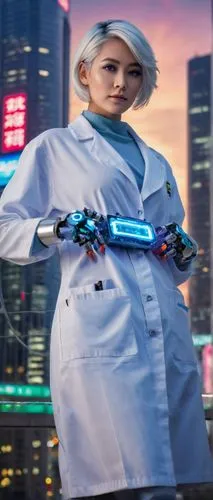 female nurse,chef,lady medic,nurse uniform,female doctor,chef's uniform,medic,medical technology,fish-surgeon,futuristic,hk,neon human resources,nurse,female worker,automation,symetra,cyberpunk,men chef,combat medic,ship doctor,Photography,General,Commercial