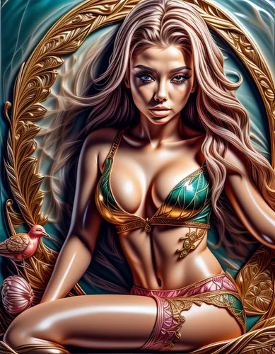 fantasy art,polynesian girl,fantasy portrait,oriental princess,fantasy woman,mermaid background,aphrodite,mermaid,belly dance,the enchantress,world digital painting,celtic queen,lotus position,zodiac sign libra,fantasy girl,bodypaint,oriental girl,fantasy picture,fairy tale character,female beauty