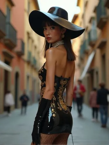 leather hat,cowgirl,flamenca,loboda,sombrero,havana