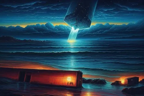 god of the sea,ocean background,dolphin background,jetfoil,beautiful wallpaper,risen,world digital painting,ocean,shipwreck,sunken boat,temporal,fantasy picture,cube sea,tidal wave,sea storm,sunken ship,tsunami,beam of light,digital art,ark,Illustration,Realistic Fantasy,Realistic Fantasy 25