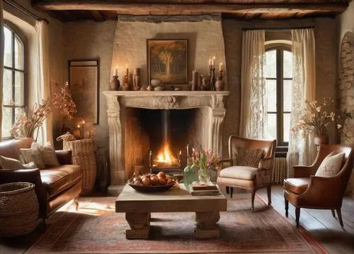 fireplace,fire place,fireplaces,christmas fireplace,sitting room,chimneypiece,warm and cozy,interior decor,home interior,coziness,coziest,fireside,log fire,cozier,country cottage,cosier,livingroom,fire in fireplace,inglenook,rustic,Illustration,Realistic Fantasy,Realistic Fantasy 21