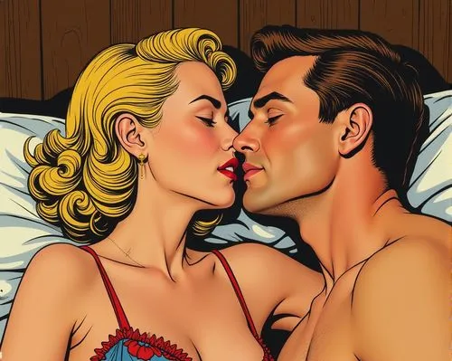 valentine day's pin up,valentine pin up,wesselmann,cool pop art,amants,pop art style,Illustration,American Style,American Style 04