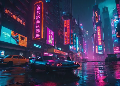 cyberpunk,shinjuku,colorful city,shanghai,tokyo city,tokyo,taipei,vapor,cityscape,hong kong,urban,neon,metropolis,hk,kowloon,fantasy city,neon arrows,neon lights,shibuya,80s,Conceptual Art,Sci-Fi,Sci-Fi 26