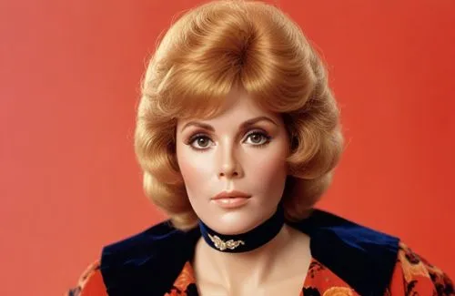 
Jill St John 1970's Female head for 1/6th scale doll,a wig with a large top, with a black collar,desilu,fairuz,pinotti,barbarella,boufflers,dareini