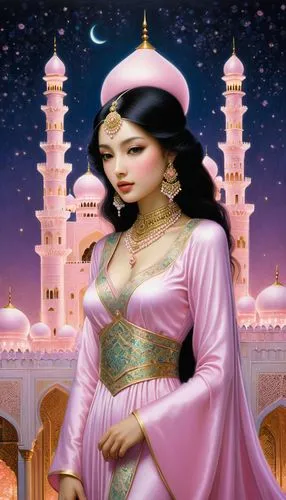 anarkali,radha,pink city,arundhati,shahjahan,shakuntala,Illustration,Realistic Fantasy,Realistic Fantasy 08