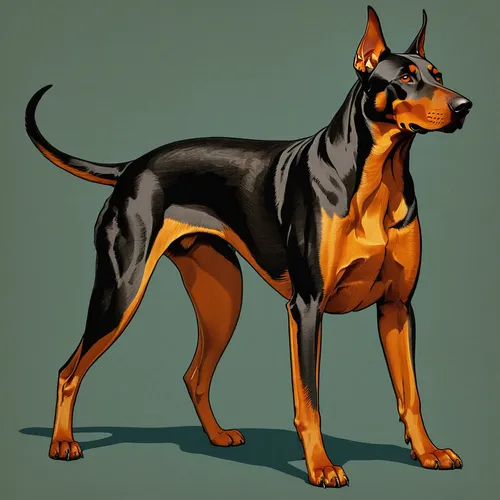 german pinscher,doberman,pinscher,austrian pinscher,manchester terrier,dobermann,toy manchester terrier,miniature pinscher,pharaoh hound,australian kelpie,dobermannt,dog illustration,rottweiler,rhodesian ridgeback,coonhound,mountain cur,bruno jura hound,beauceron,bloodhound,catahoula bulldog,Conceptual Art,Daily,Daily 02