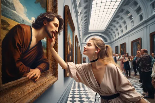 louvre,art gallery,louvre museum,art deco woman,vatican museum,meticulous painting,art museum,romantic portrait,art painting,italian painter,admired,the annunciation,world digital painting,popular art,classical antiquity,kunsthistorisches museum,school of athens,woman pointing,contemporary witnesses,photomanipulation