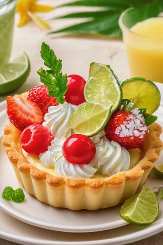 cream cheese tarts,fruit pie,strawberry tart,tartlet,tarts,quark tart,tart,key lime pie,shortcrust pastry,strawberry pie,cassata,lemon pie,fruit cup,buko pie,fruit cups,crostata,pastelón,summer foods,spring pancake,food photography,Conceptual Art,Fantasy,Fantasy 31