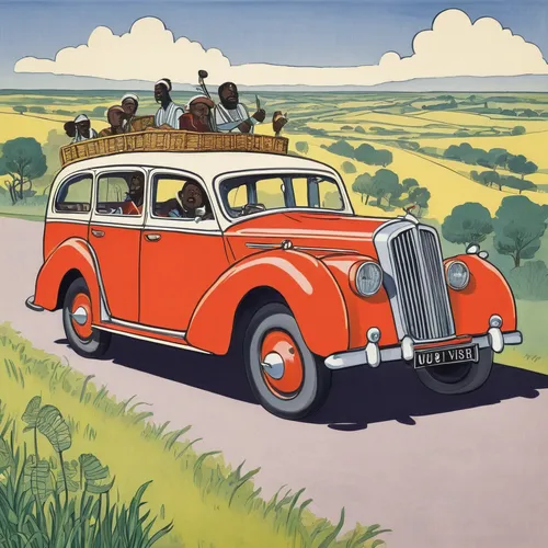 citroën traction avant,travel poster,illustration of a car,citroën ami,horch 853 a,volkswagen 1-litre car,rover 10,wolseley 4/44,morris eight,citroën elysée,mg cars,horch 853,morris minor 1000,volkswagen type 14a,mercedes 170s,morris minor,citroën,volkswagen 181,mercedes-benz 170v-170-170d,volvo pv444/544,Art,Artistic Painting,Artistic Painting 50