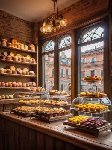 patisserie,pastry shop,patisseries,bakeries,sweet pastries,pastries,bakehouse,confectioneries,boulangerie,bakery,bakery products,confectioners,bakeshop,cake shop,french confectionery,pasteleria,tearooms,chocolatiers,confections,kitchen shop,Art,Classical Oil Painting,Classical Oil Painting 35