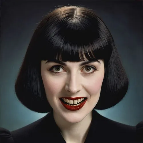 hathaway,kimbra,portrait of christi,vampire woman,dita,kurtzman,Art,Artistic Painting,Artistic Painting 02