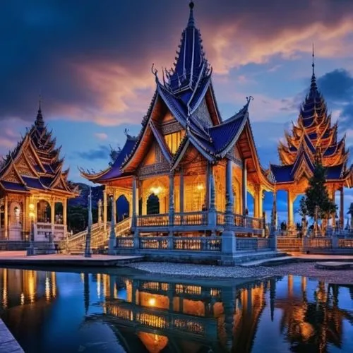 สร้างภภาพ,ท้องฟ้าสวางใส,ไม่มีแสงไฟส่อง,ภาพมืออาชีพ,thai temple,buddhist temple complex thailand,thai,asian architecture,thailand,southeast asia,cambodia,thailad,chiang rai,buddhist temple,chiang mai,t