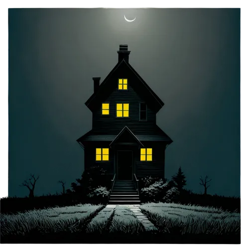 house silhouette,witch house,houses clipart,witch's house,lonely house,the haunted house,haunted house,creepy house,houses silhouette,halloween illustration,halloween poster,house painting,little house,doll's house,house,small house,house drawing,ghost castle,house number 1,halloween vector character,Illustration,Black and White,Black and White 22