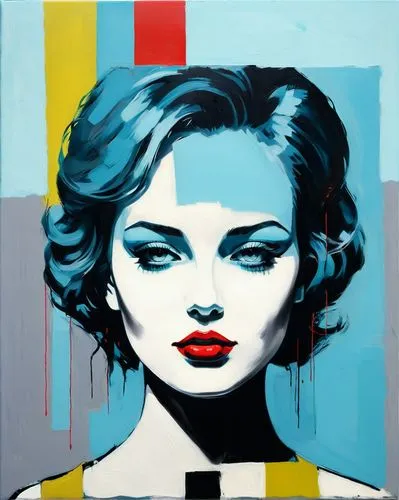 nielly,cool pop art,pop art style,pop art girl,rone,effect pop art,Conceptual Art,Oil color,Oil Color 02