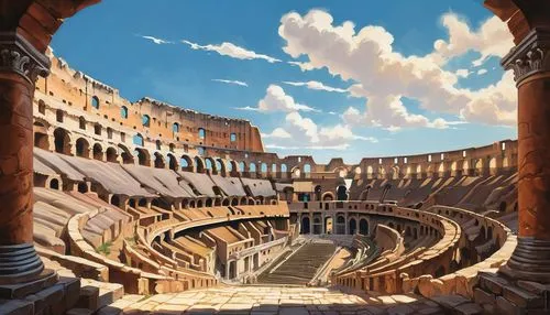 italy colosseum,colosseum,coliseum,colloseum,roman coliseum,the colosseum,colosseo,coliseo,in the colosseum,trajan's forum,rome 2,ancient rome,amphitheatre,gladiatorial,colisee,amphitheater,apolloni,the forum,forum,ostia,Conceptual Art,Oil color,Oil Color 04