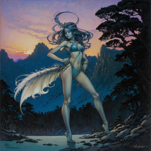 faun,faerie,dryad,fantasy woman,fae,merfolk,blue enchantress,fantasy art,rusalka,gonepteryx cleopatra,faery,fantasy picture,sorceress,siren,venus,fairies aloft,heroic fantasy,the enchantress,mountain spirit,mythological