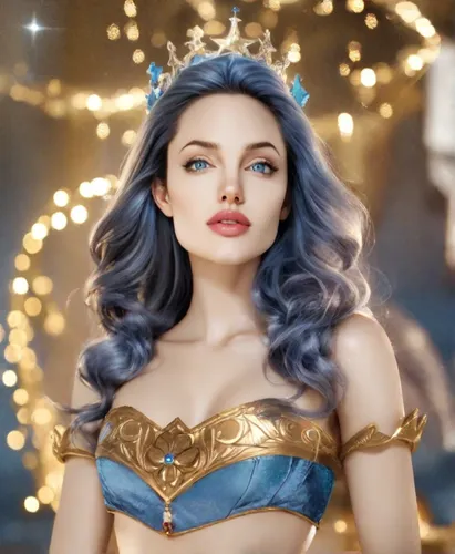 fantasy woman,wonderwoman,blue enchantress,tiara,fantasy girl,fairy queen,cinderella,jasmine blue,wonder woman,realdoll,elsa,princess sofia,queen of the night,snow white,christmas angel,ice queen,winterblueher,wonder woman city,the snow queen,christmas woman