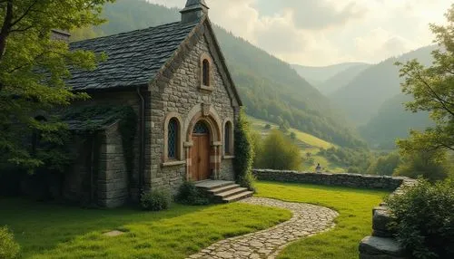 little church,wooden church,house in the mountains,chappel,house in mountains,forest chapel,home landscape,lonely house,the cabin in the mountains,chapelle,little house,beautiful home,stave church,holy place,house of prayer,miniature house,wayside chapel,sunken church,sanctuary,cottage,Photography,General,Realistic