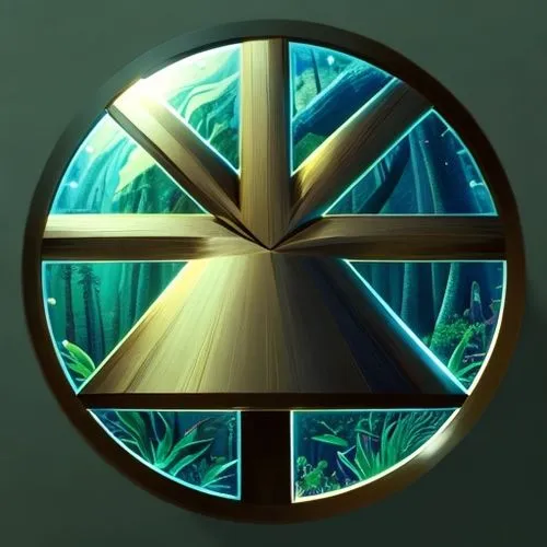 professional, make log more simetrical, gold, black, and other colors that perfectly matches, deep background, no face, multidimentional, 
,compass rose,ship's wheel,dharma wheel,porthole,round window