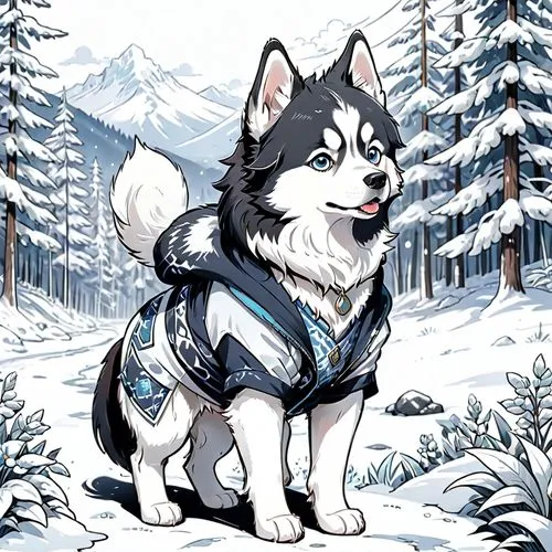 balto,akita,inuzuka,nanook,huskie,inu,Anime,Anime,Traditional