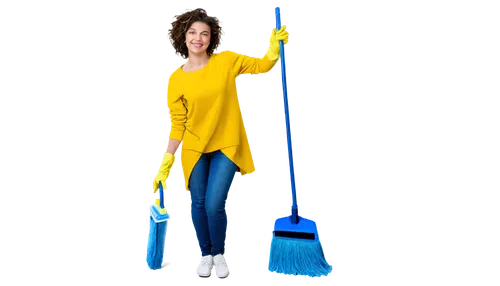 cleaning woman,housekeeper,cleaning service,cleaners,housecleaner,janitor,yellow and blue,mop,housework,overhead umbrella,yellow purse,dustpan,housekeeping,janitorial,mopping,broom,cleaning machine,fluorescents,vacuuming,fashion vector,Conceptual Art,Daily,Daily 23