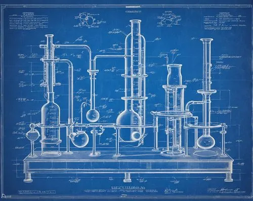 distillation,blueprints,blueprint,schematics,supercritical,beaker,Unique,Design,Blueprint