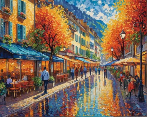 bellagio,colorful city,paris cafe,paris,montreux,painting technique,oil painting on canvas,watercolor paris shops,art painting,watercolor paris,watercolor cafe,italian painter,paris shops,oil painting,france,vail,glass painting,watercolor shops,bistro,monaco,Conceptual Art,Daily,Daily 31