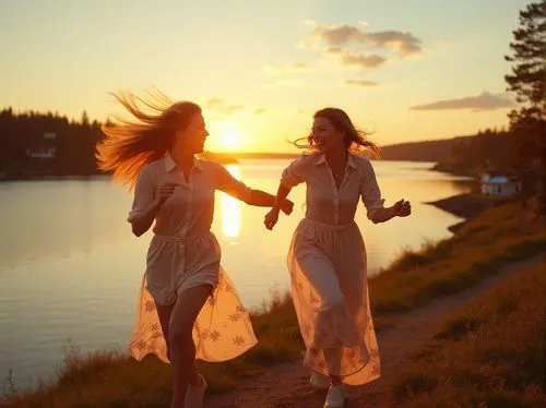 midsummer,kupala,eurythmy,cocorosie,celtic woman,two girls,Photography,Fashion Photography,Fashion Photography 03