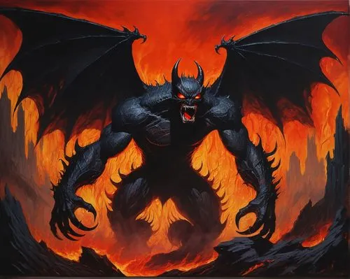 devil,black dragon,fire devil,satan,bat,daemon,demon,gargoyle,the devil,krampus,diablo,imp,magma,lucifer,draconic,dark-type,devil wall,death god,destroy,devilwood,Art,Artistic Painting,Artistic Painting 51