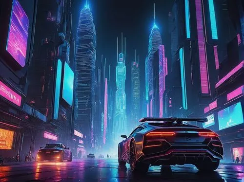 futuristic landscape,3d car wallpaper,futuristic,audi e-tron,cyberpunk,nissan juke,neon arrows,cityscape,toyota ae85,80's design,mercedes eqc,futuristic car,dubai,miami,shanghai,metropolis,colorful city,lamborghini urus,infiniti,toyota ft-hs,Conceptual Art,Graffiti Art,Graffiti Art 02