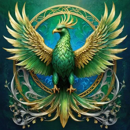 quetzal,garuda,green dragon,gryphon,green bird,peacock,araucana,coat of arms of bird,phoenix rooster,caduceus,dove of peace,harp of falcon eastern,ornamental bird,guatemalan quetzal,gonepteryx cleopatra,basilisk,blue and gold macaw,an ornamental bird,imperial eagle,eagle illustration,Conceptual Art,Fantasy,Fantasy 05