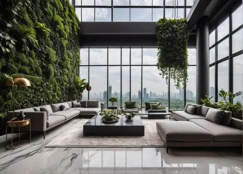 green living,penthouses,modern decor,roof garden,glass wall,balcony garden,living room,apartment lounge,roof landscape,livingroom,sky apartment,houseplants,green plants,landscaped,modern living room,house plants,hanging plants,interior design,interior modern design,modern room,Photography,Documentary Photography,Documentary Photography 26