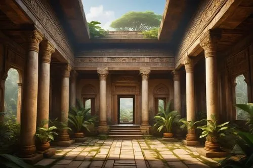 artemis temple,ancient city,ancient house,greek temple,the ancient world,egyptian temple,pillars,ancient buildings,panagora,ancient,roman temple,metapontum,parnassus,karnak,scythopolis,ancients,conservatory,hall of the fallen,temple of diana,mausoleum ruins,Art,Classical Oil Painting,Classical Oil Painting 07