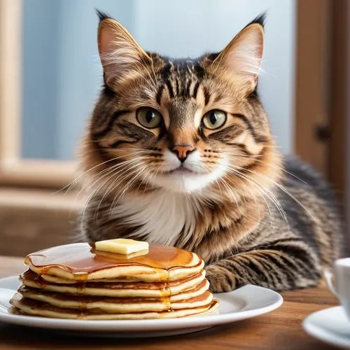 hot cakes,hotcakes,tea party cat,pancakes,pancake,spring pancake,hot cake,blini,juicy pancakes,small pancakes,plate of pancakes,pancake week,still life with jam and pancakes,ham pancakes,feel like pancakes,american bobtail,cat image,american pancakes,stuffed pancake,to have breakfast,Photography,General,Natural